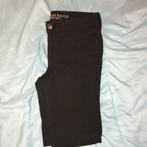 Dark green American eagle jeggings